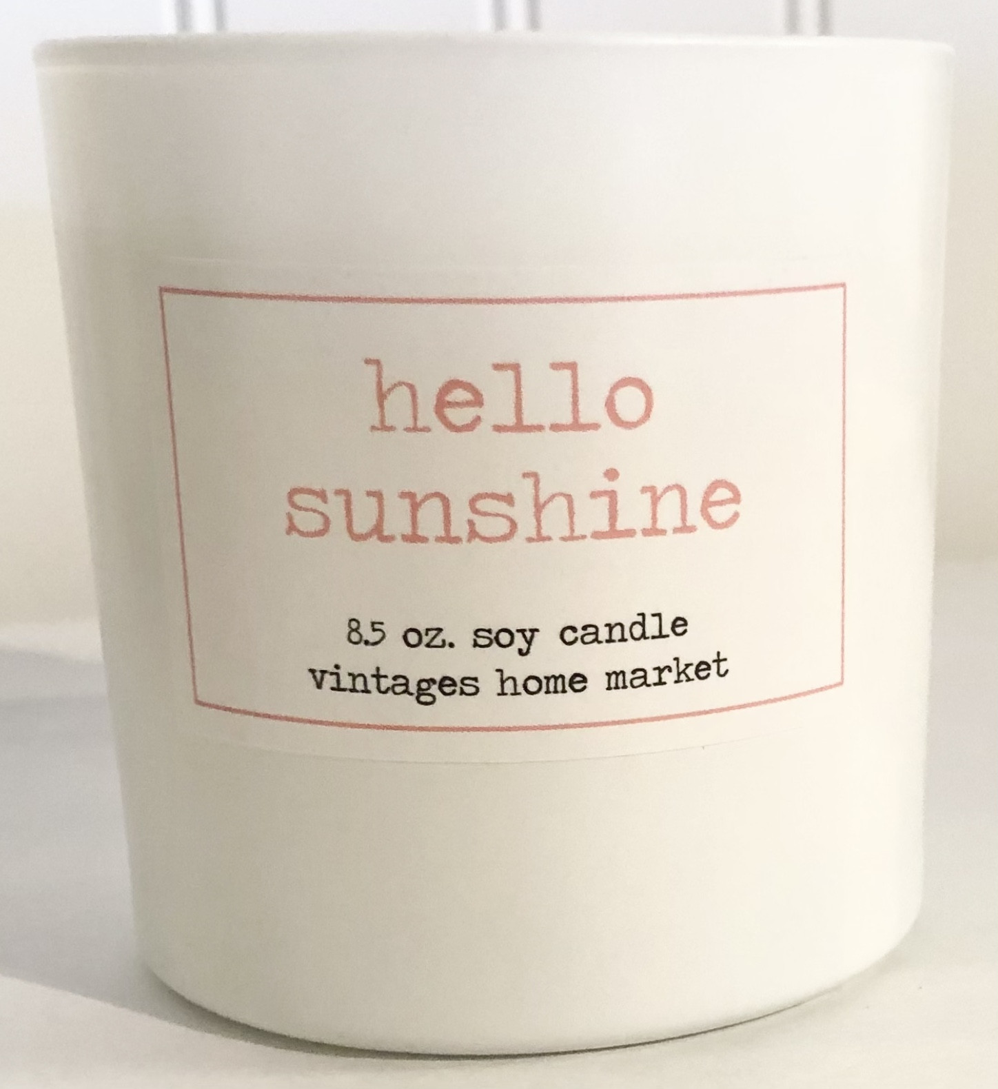 Vintages Home Market - Hello Sunshine Candle