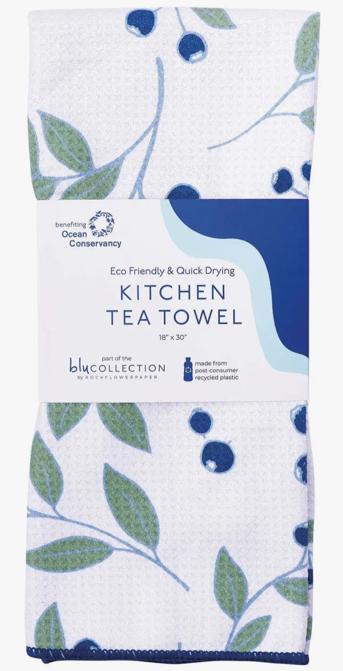 Dish Towel - Microfiber, Blueberries