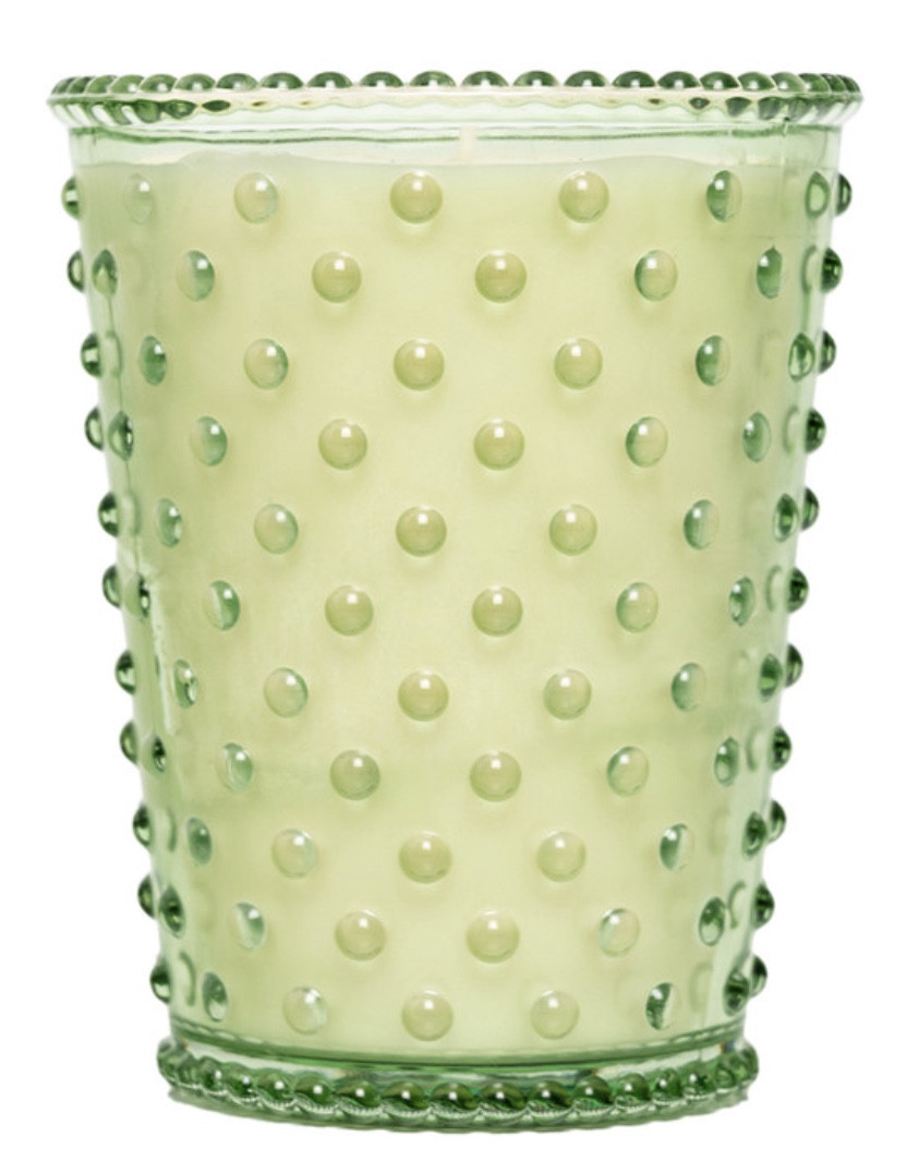 Hobnail Candle - Eucalyptus