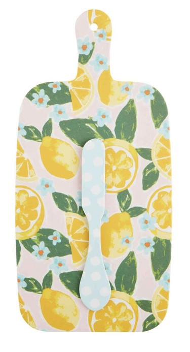Serving Board Set - Melamine, Lemons