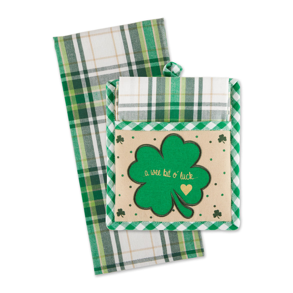 Potholder - Bit O Luck (Potholder & Dishtowels)