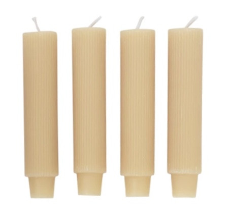 Tapers - Short, Ivory (Set of 4)