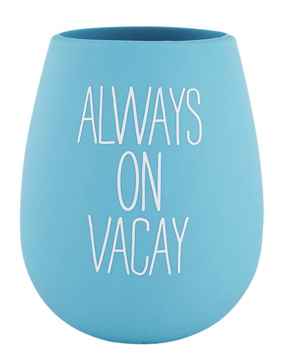 Wine Glass - Silicone Stemless, Vacay