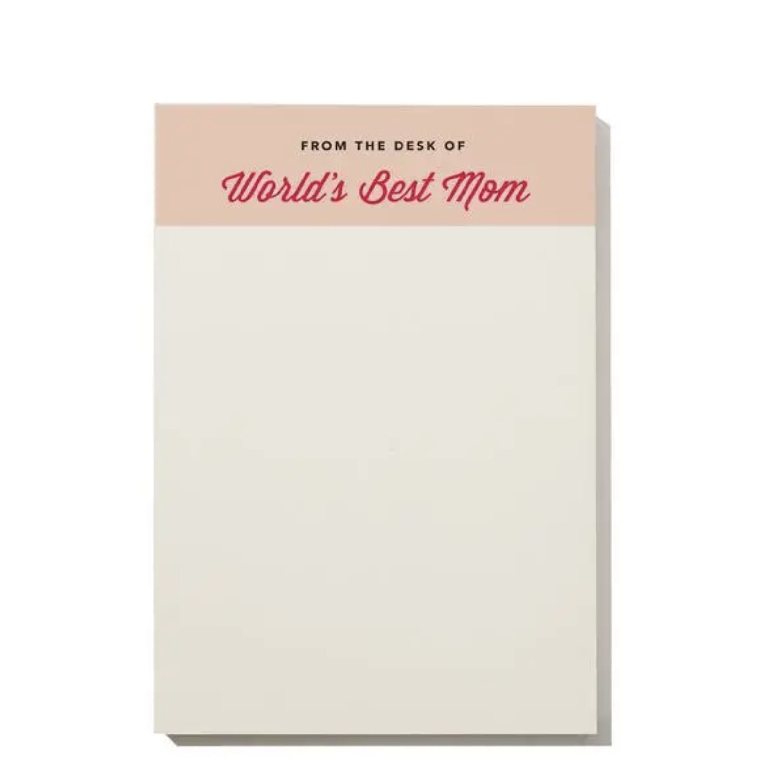Snow & Graham Mini Notepad - From the desk of World’s Best Mom
