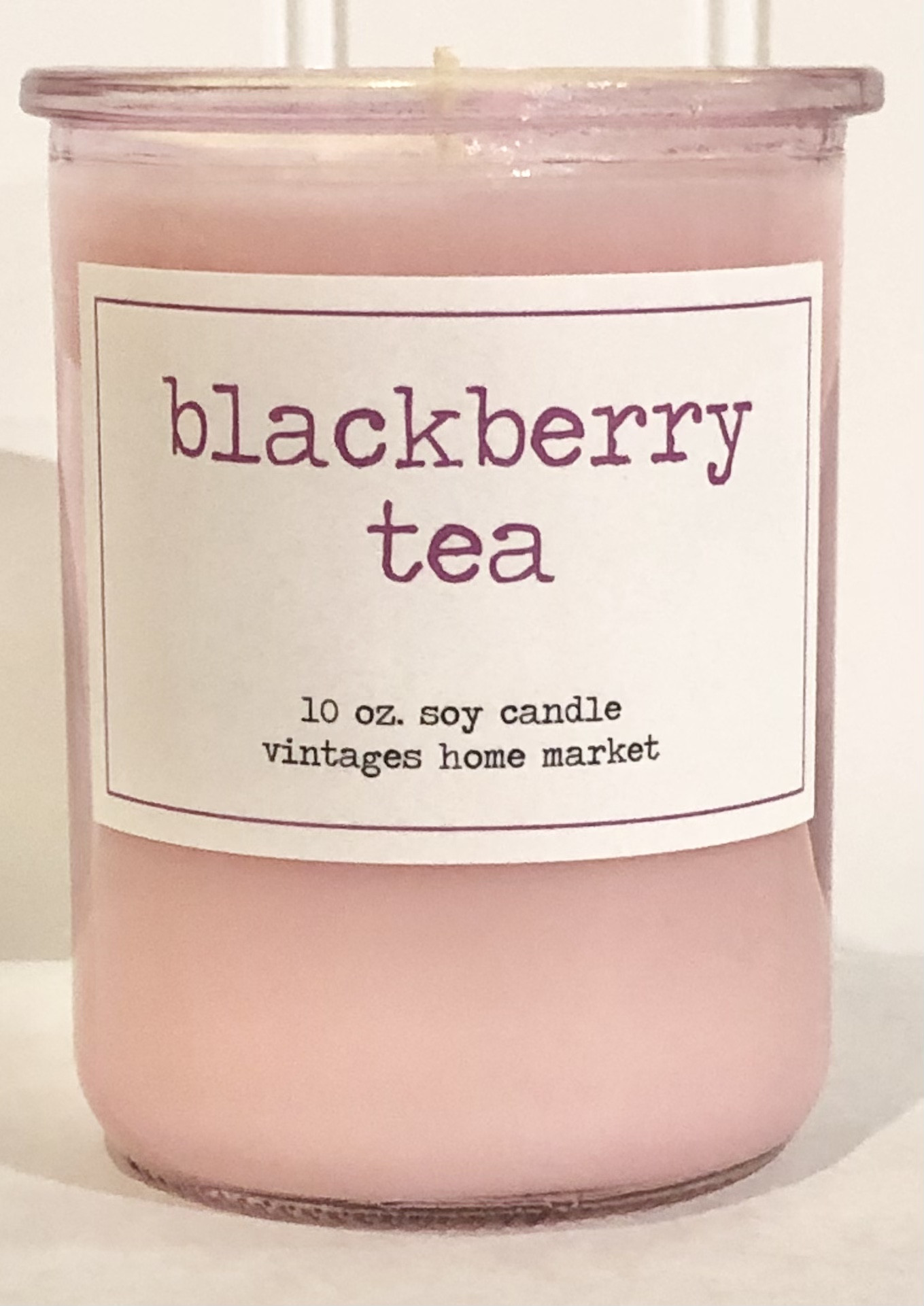 Vintages Home Market - Blackberry Tea   Candle,  Limited Edition