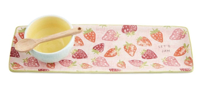 Platter - Strawberry Dip and Tray Set