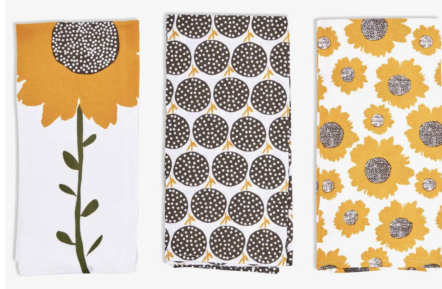 Dish Towel (Set of 3) - Sunflower