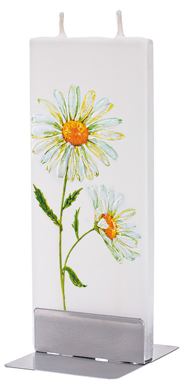 Flat Daisies with Gold