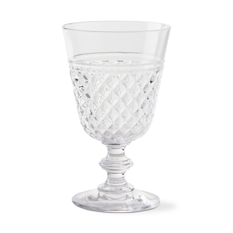 Wine Glass - Acrylic Embossed Wine Glass