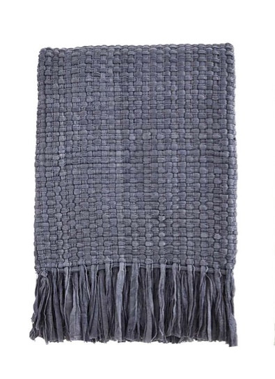 Throw - Fringe, Blue
