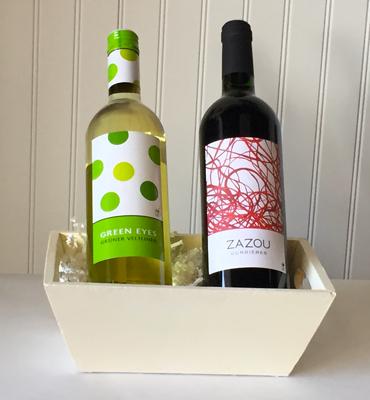 Wine Gift Two Bottle - Red & White Classic