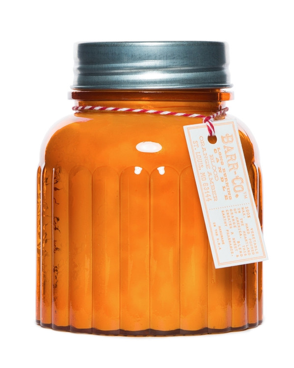 Barr-Co. Blood Orange Amber Apothecary Jar Candle