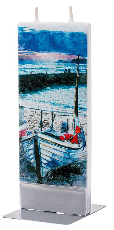 Flat Candle - Boat on the Beach