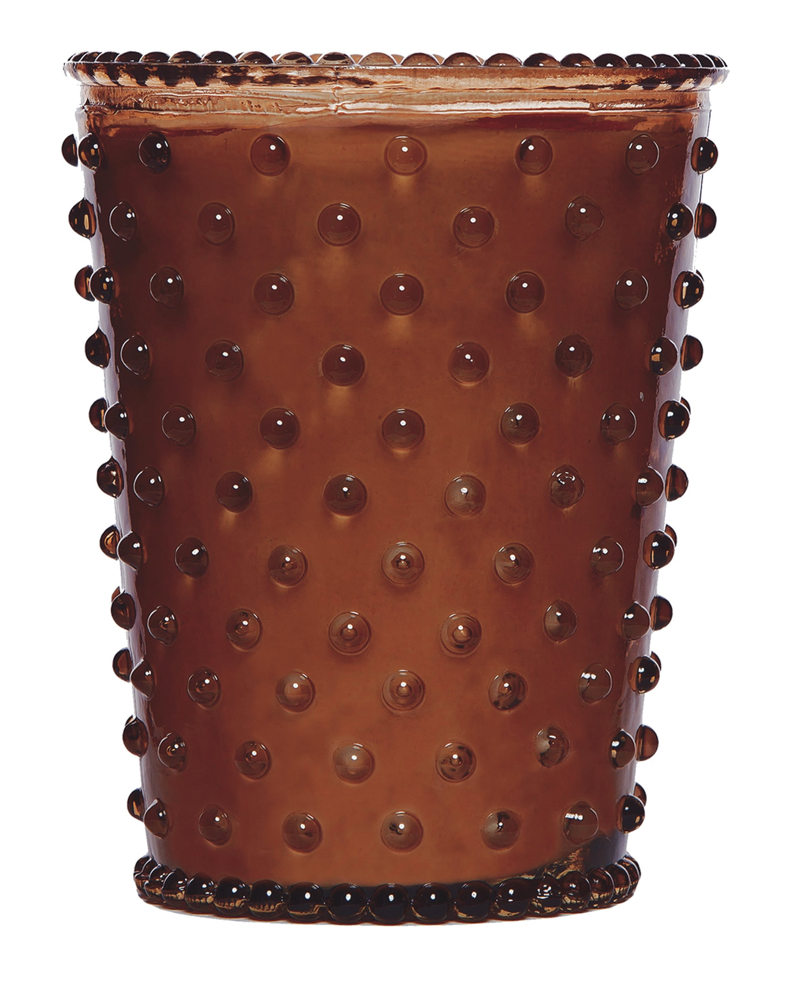 Gingerbread Hobnail Candle