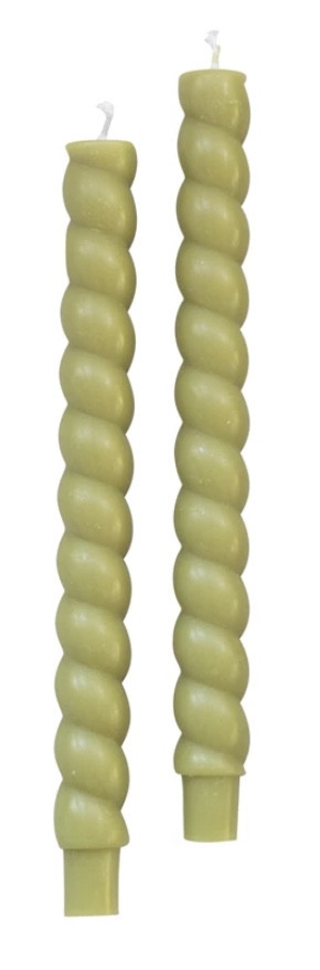 Tapers - Rope, Light Green (Pair)