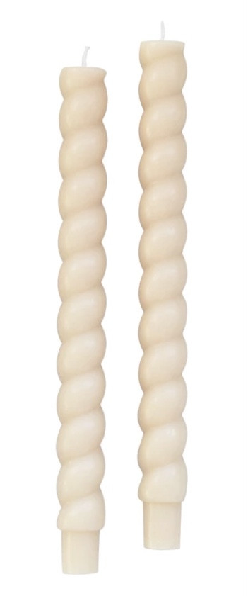 Tapers - Rope, Ivory (Pair)
