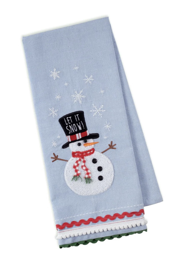 Holiday Dish Towel - Snowman