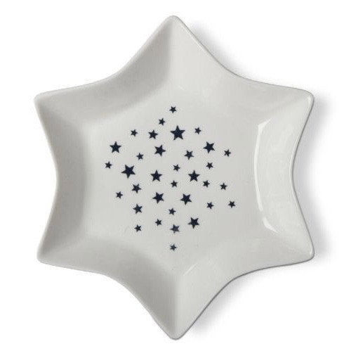 Dish - Star, Blue Stars (10”)