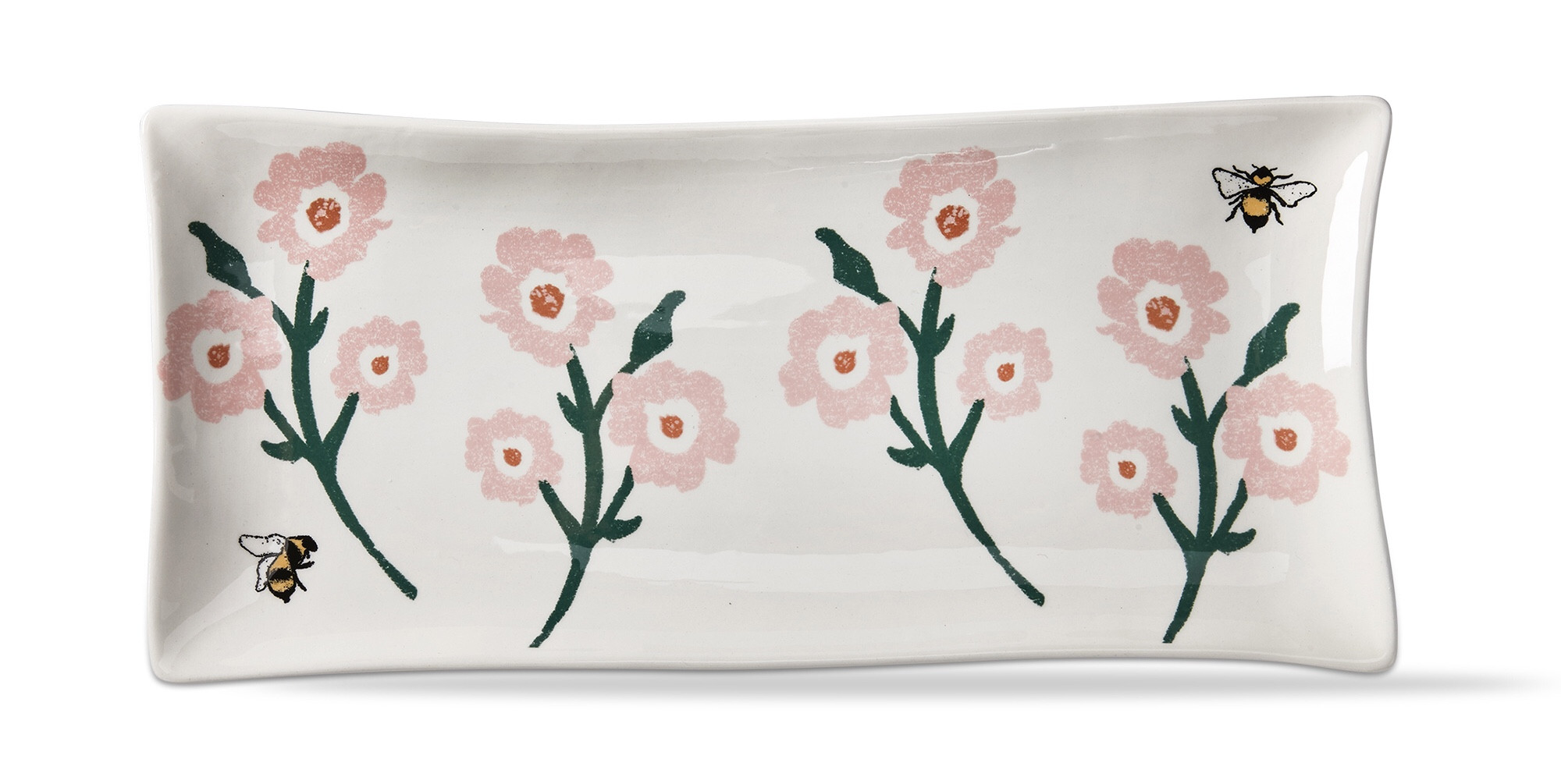Platter - Bee Blossom, Pink
