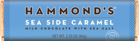 Hammonds' Chocolate Bar - Sea Side Caramel (Milk)