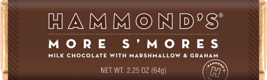 Hammonds' Chocolate Bar - More S'Mores