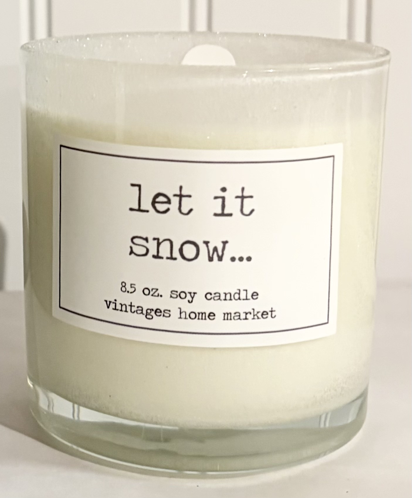 Vintages Home Market - Let It Snow Limited Edition Candle
