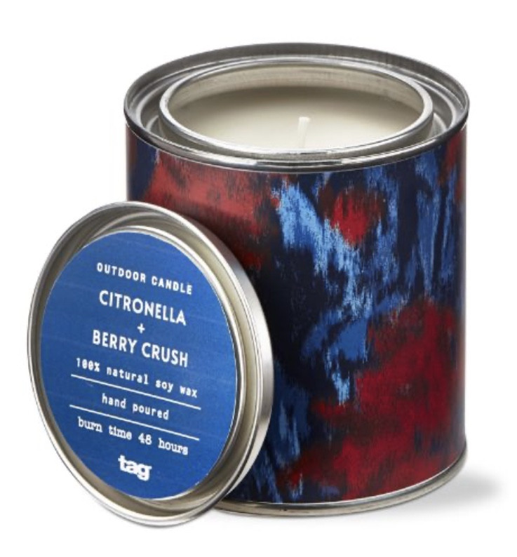 Citronella Candle - Tin (Berry Crush)