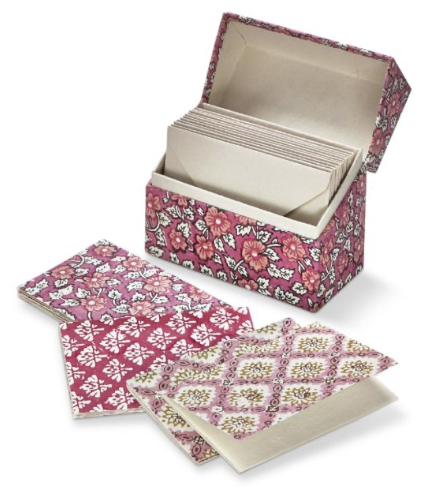 Note Cards, Blank - Pink Floral 