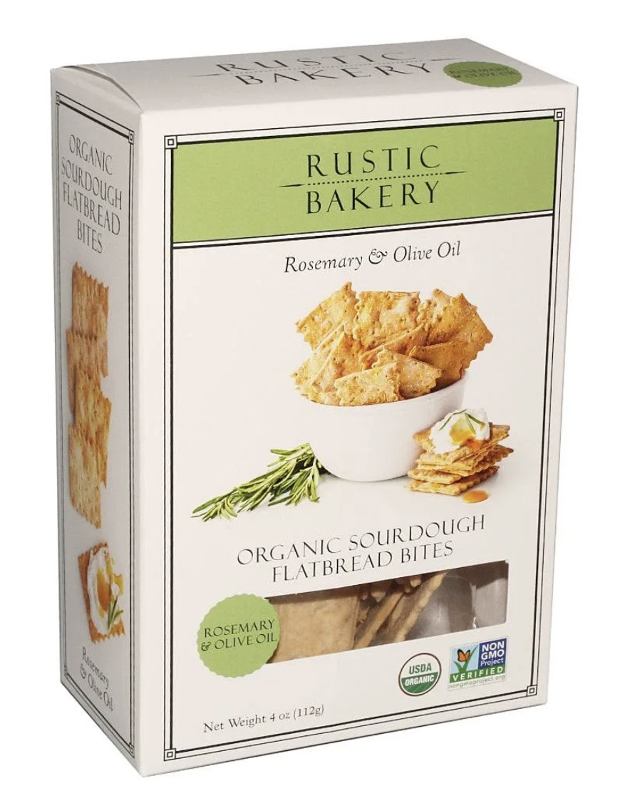 Rustic Bakery Flatbread Bites - Rosemary & Olive Oil