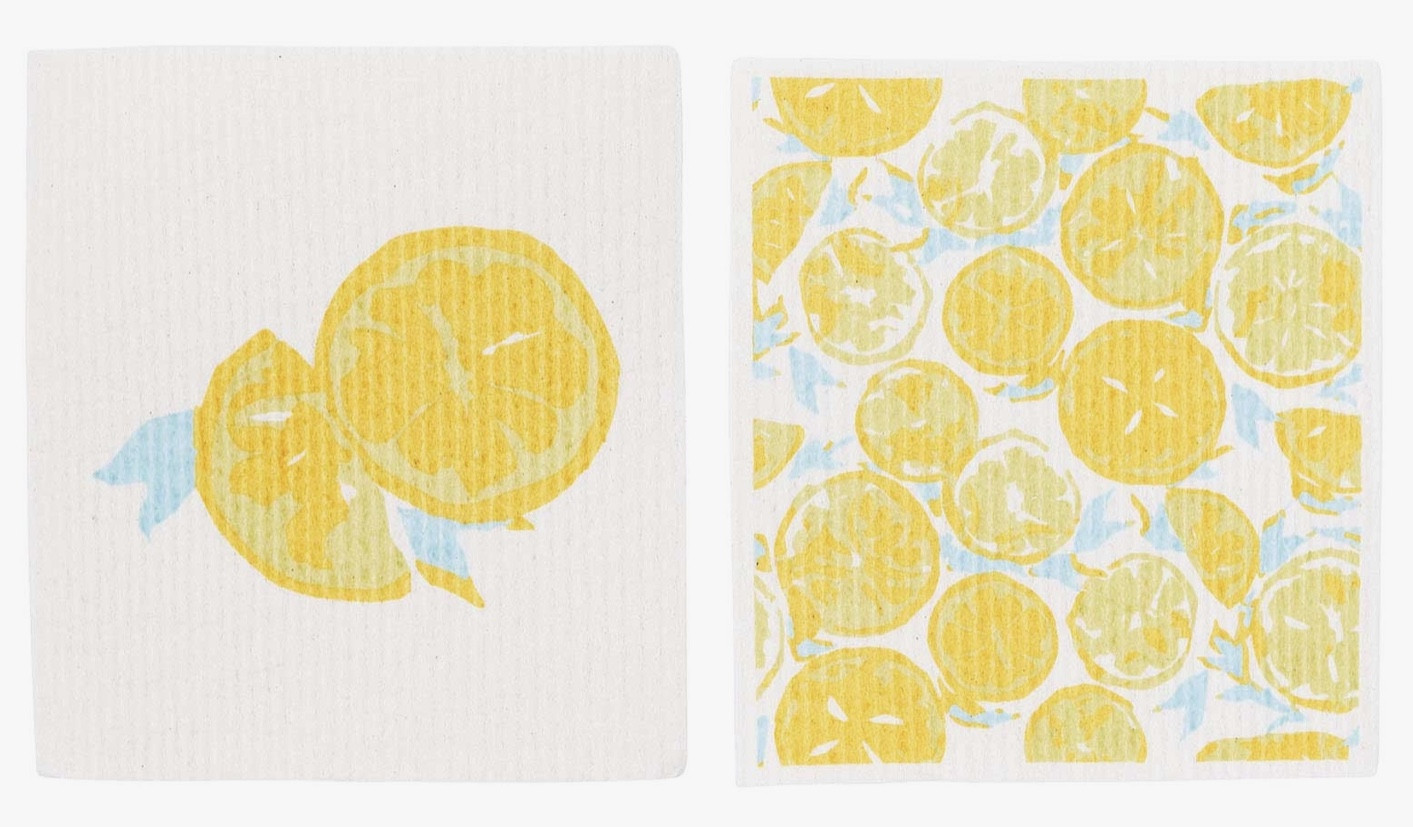 Blu Dish Cloth (Set of 2) - Lemons