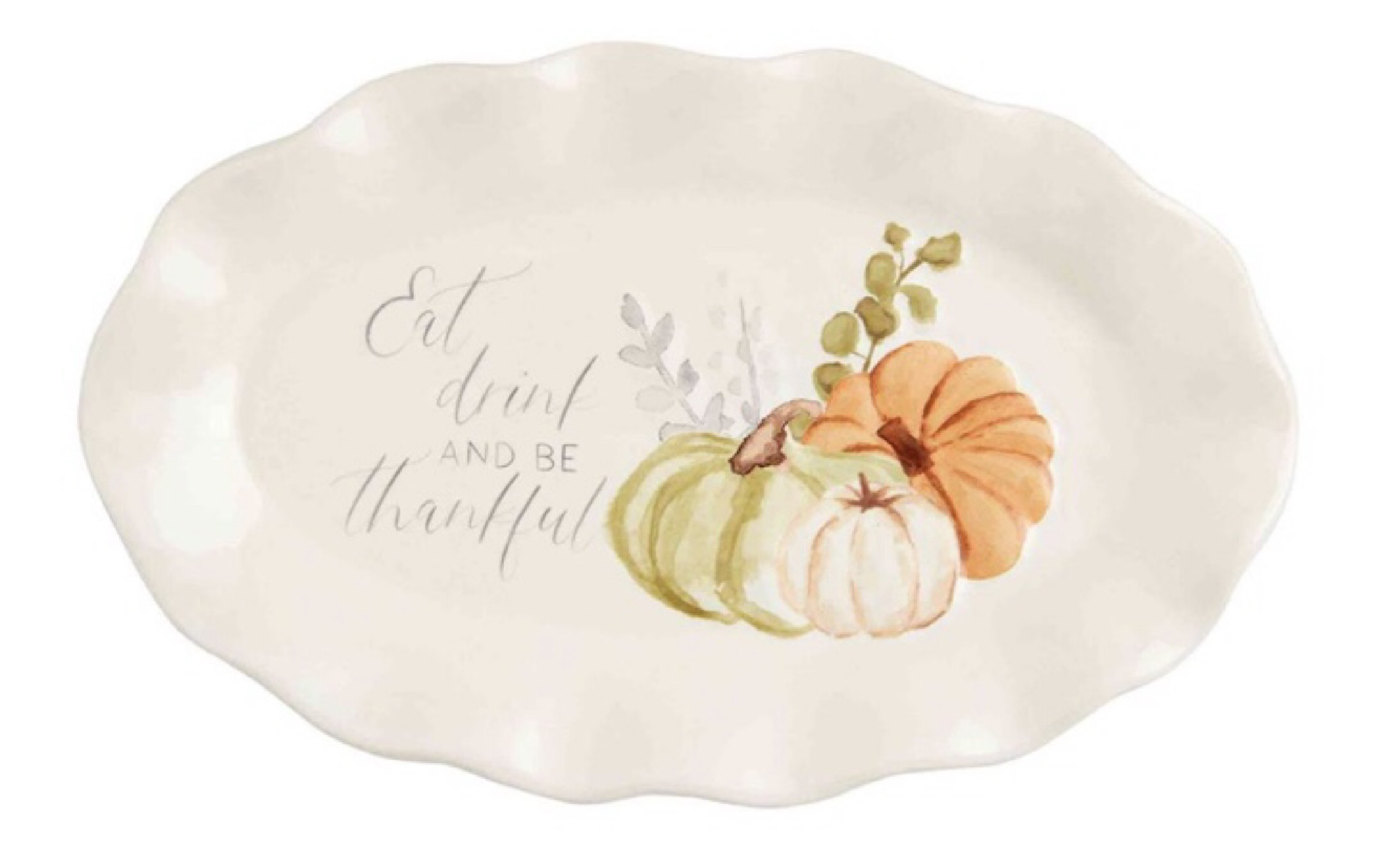 Platter - Sentiment Plate, Thankful