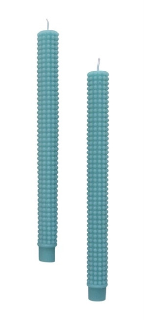 Tapers - Hobnail Turquoise (Pair)