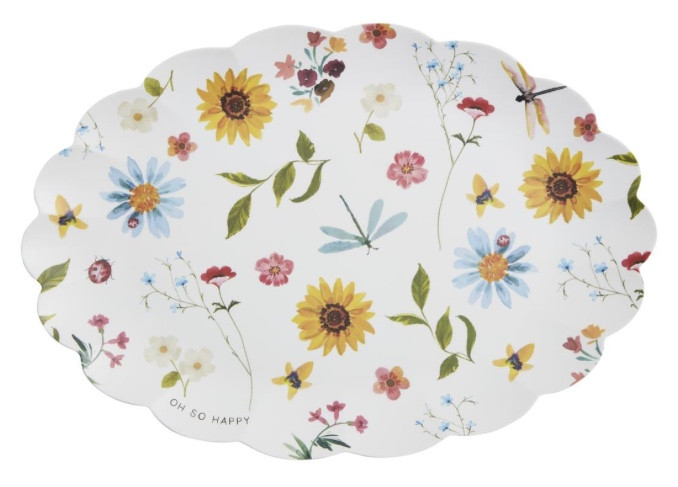 Platter - Floral Outdoor Platter