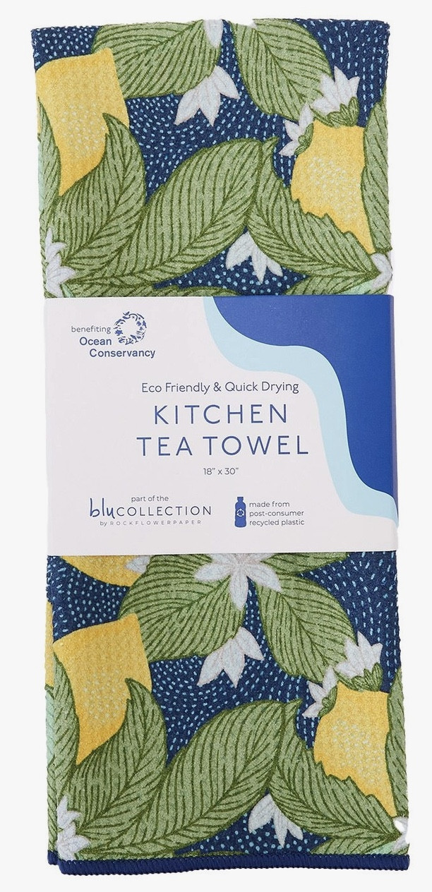Dish Towel - Microfiber, Vintage Lemons