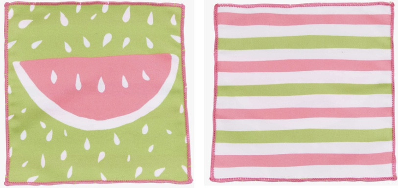 Microfiber Cocktail Napkins (Set of 8) - Watermelon