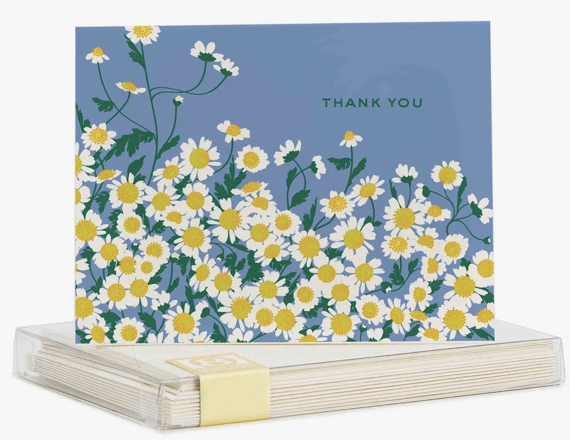 Snow & Graham Thank You Cards - Chamomile (set of 8)