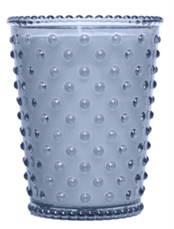 Hobnail Candle - Indigo Denim