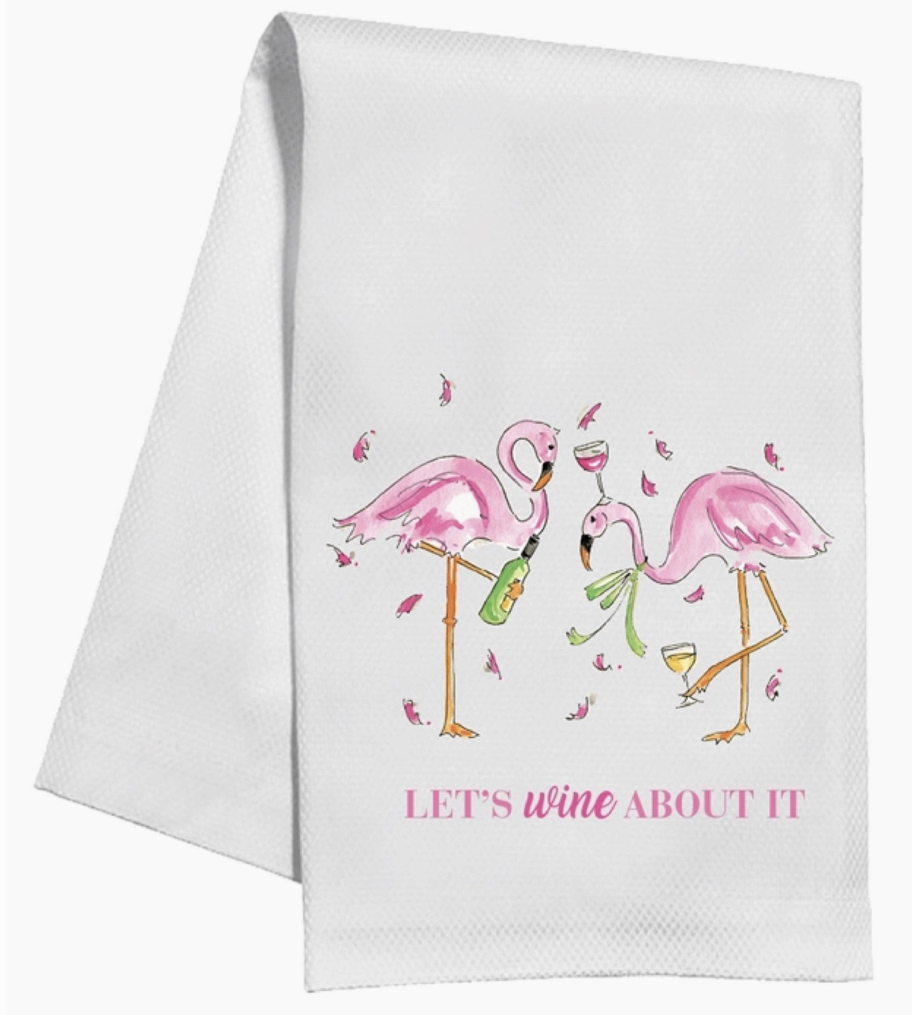 Dish Towel - Flamingo