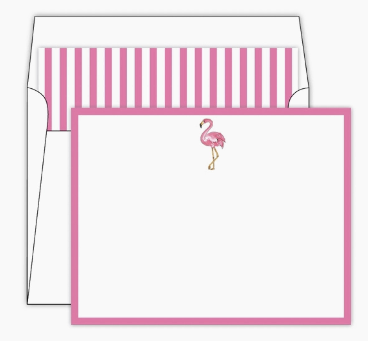 Beck Social Set Note Cards - Flamingos (set of 8)