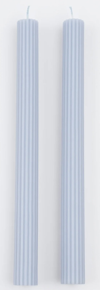 Tapers - Pleated 11” - Sky Blue (Pair)