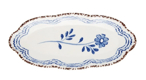 Plate - Small Blue Flower Plate