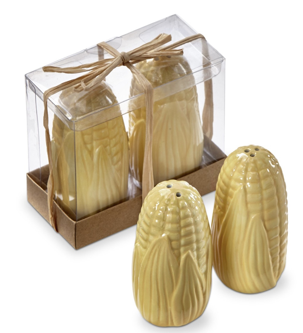 Salt and Pepper Shakers - Corn