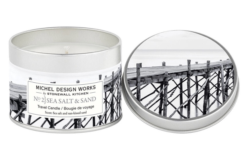 Michel Design - Sea Salt & Sand Travel Candle (5oz)
