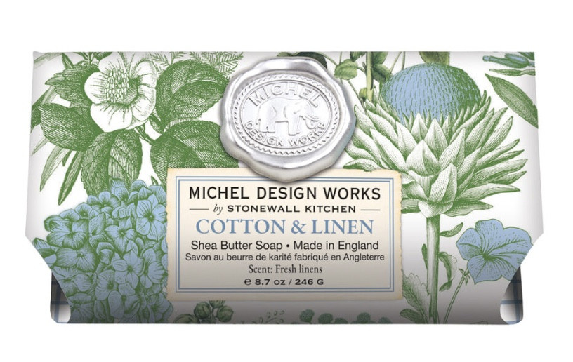 Michel Design - Cotton & Linen Large Bar Soap