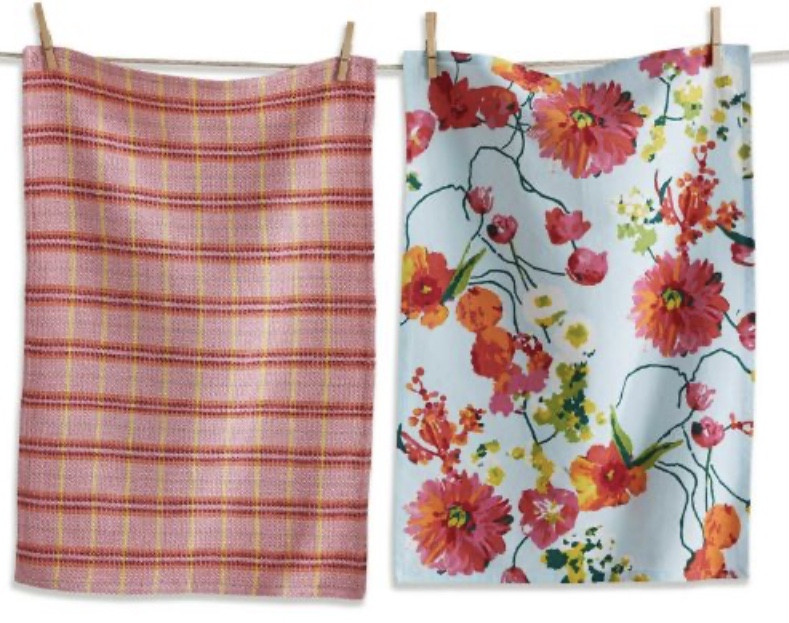Dish Towel (Set of 2) - Floral
