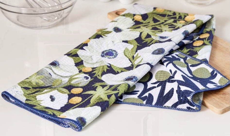 Dish Towel - Microfiber, Anemone
