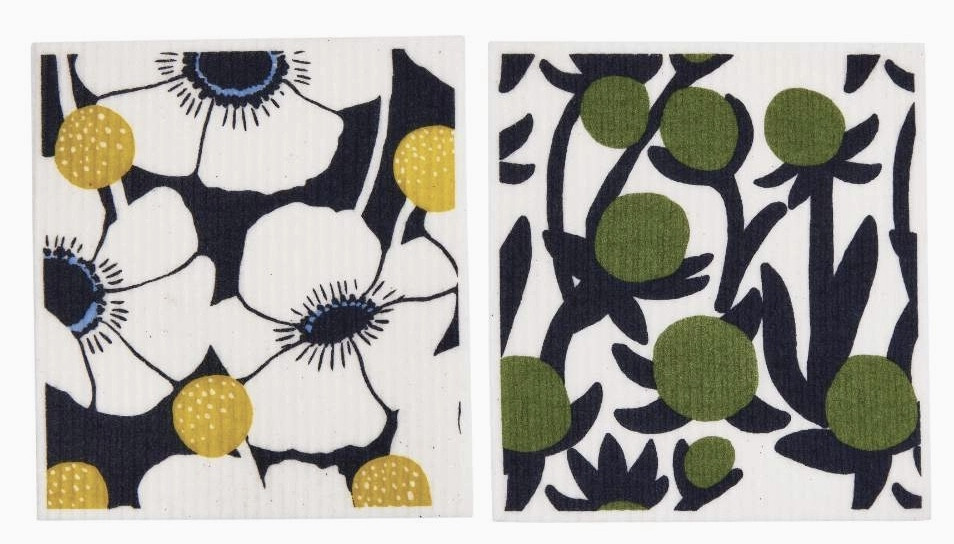 Blu Dish Cloth (Set of 2) - Anemone