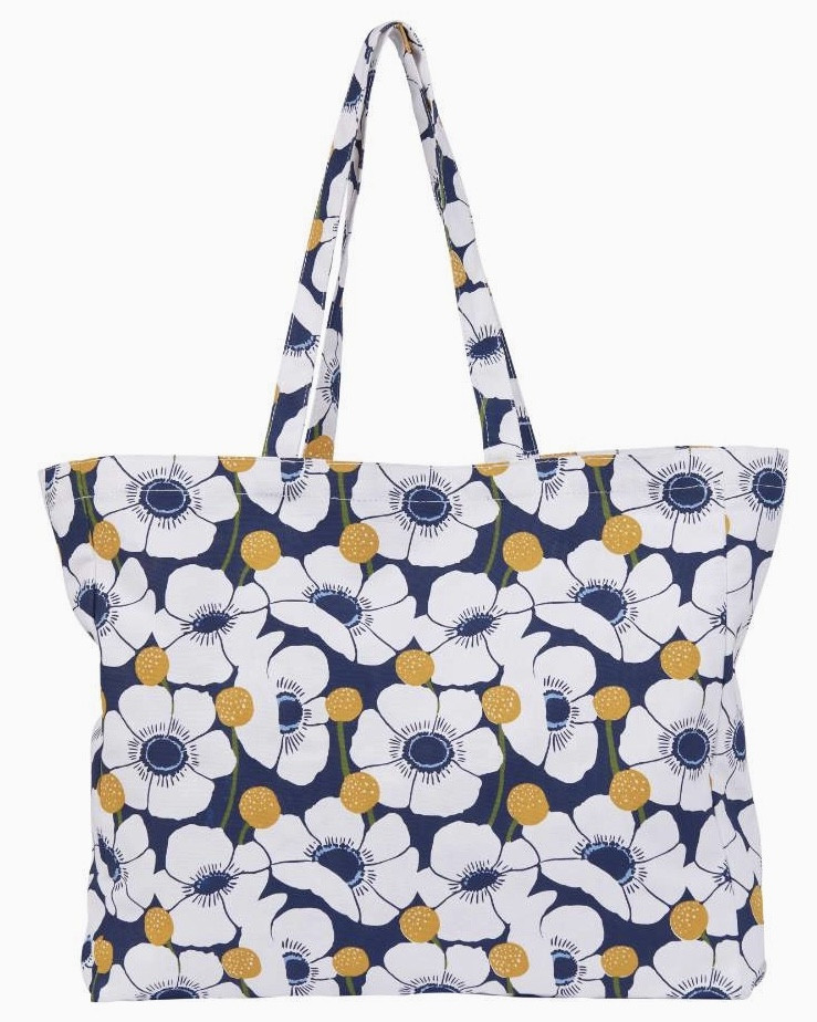 Tote Bag - Shopper Blu, Anemone