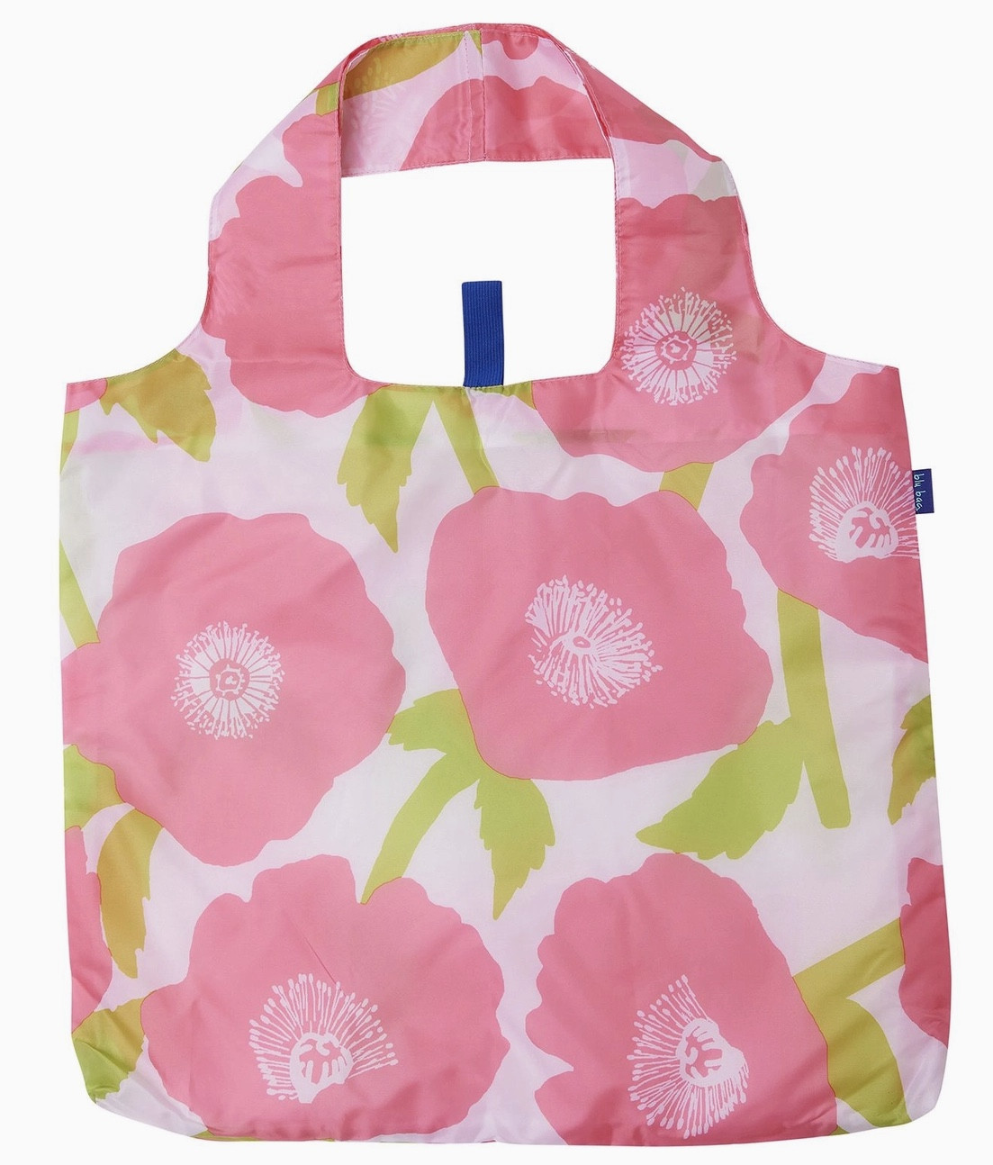 Tote Bag - Blu, Pink Poppies