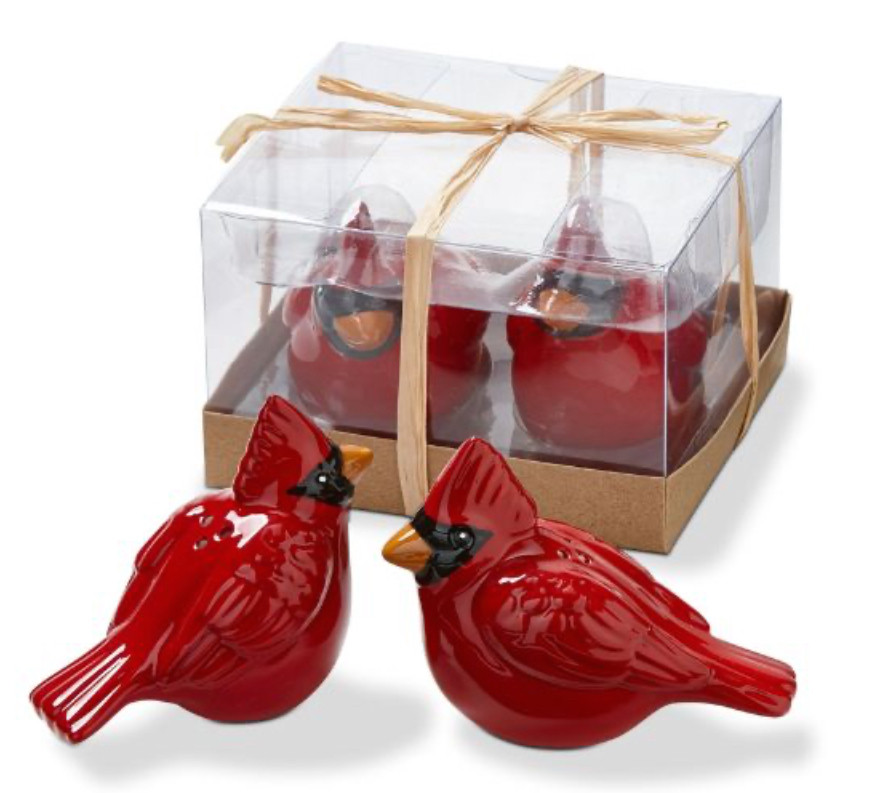 Salt & Pepper Shakers - Cardinal
